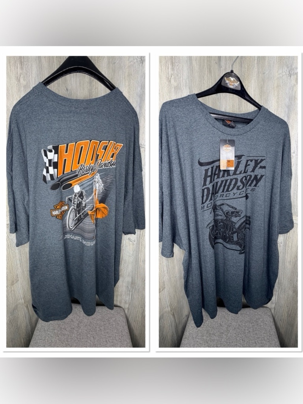TWO Harley Davidson 5X T-Shirt Bundle